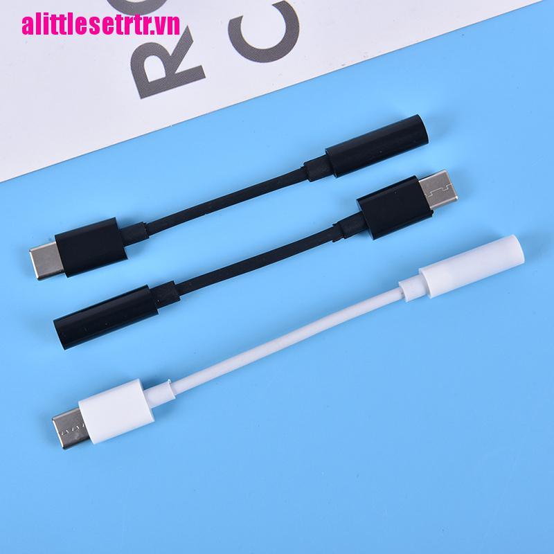 【mulinhe】USB-C Type C Adapter Port to 3.5MM Aux Audio Jack Earphone Headphone