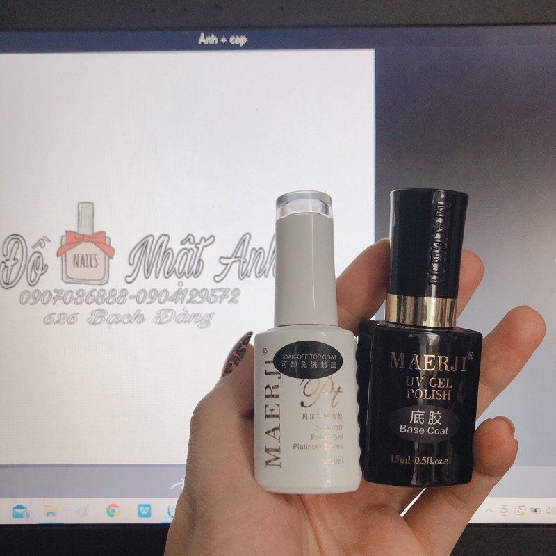 Sơn Maerij tone đỏ bóng kính