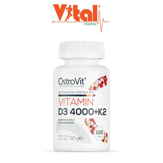 Viên Uống Ostrovit Vitamin D3 4000 + K2 110 Viên