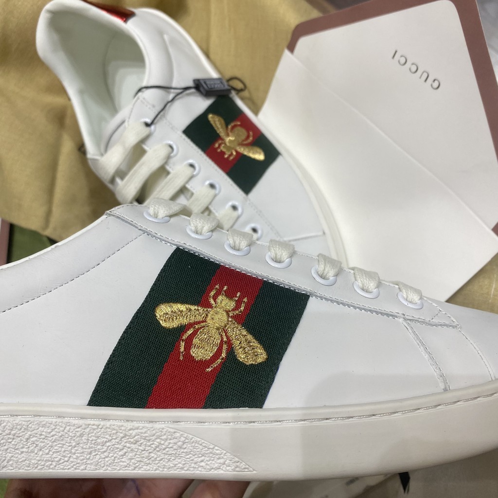 👟HIGH FASHION👟 Giày sneaker like Authentic Original thêu ong fullbox vân gỗ CMN size  38-42