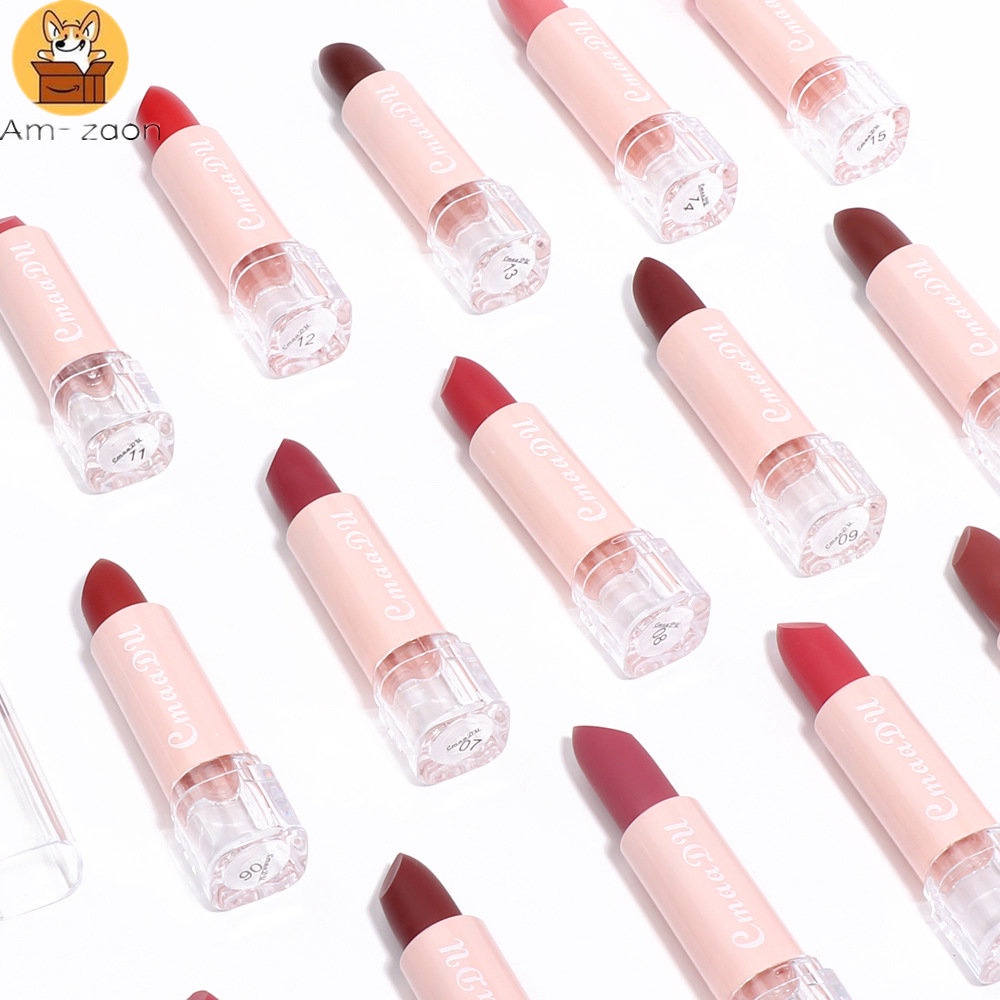 Son Môi Am-Z 15 Màu Tùy Chọn Giúp Dưỡng Ẩm Và Chống Thấm Nước Cao Cấp