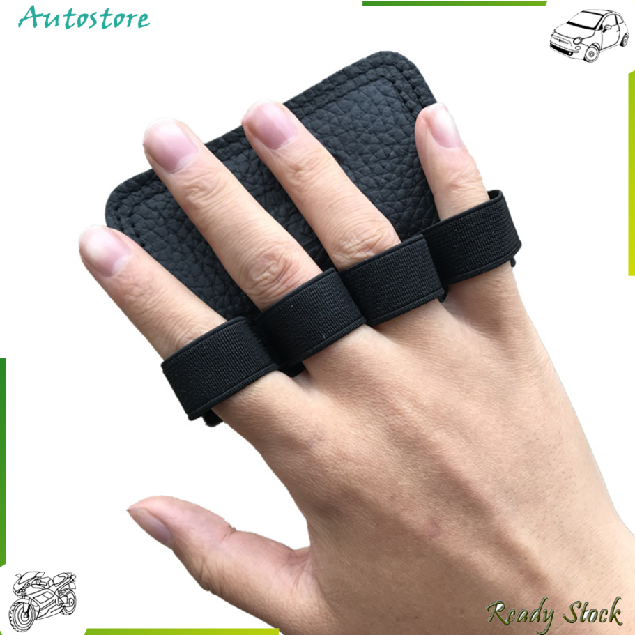 【Autostore】Leather Weight Lifting Palm Grip Pads Workout Strength Training Hand Protector