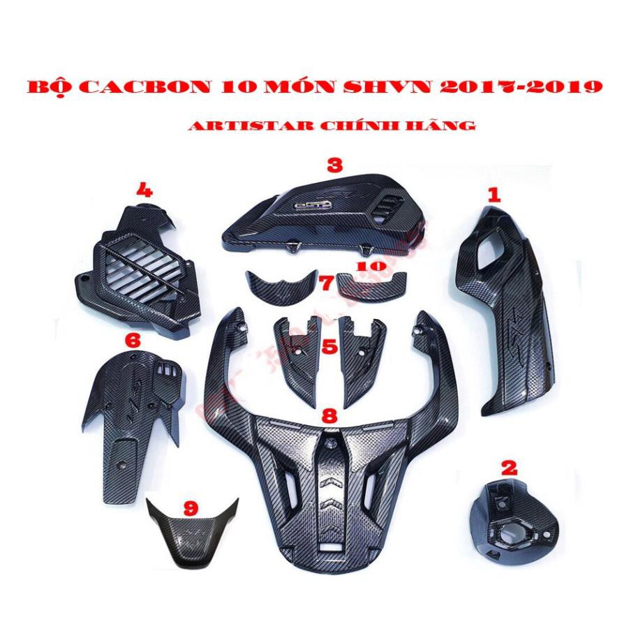 COMBO CACBON xe máy SH 2017-2019  ( chi tiết liệt kê bên dưới)