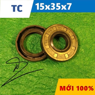 Phớt chặn dầu tc 15x35x7 ( phớt dầu / chắn dầu / lò xo / phớt ben / oil seal tc 15*35*7)