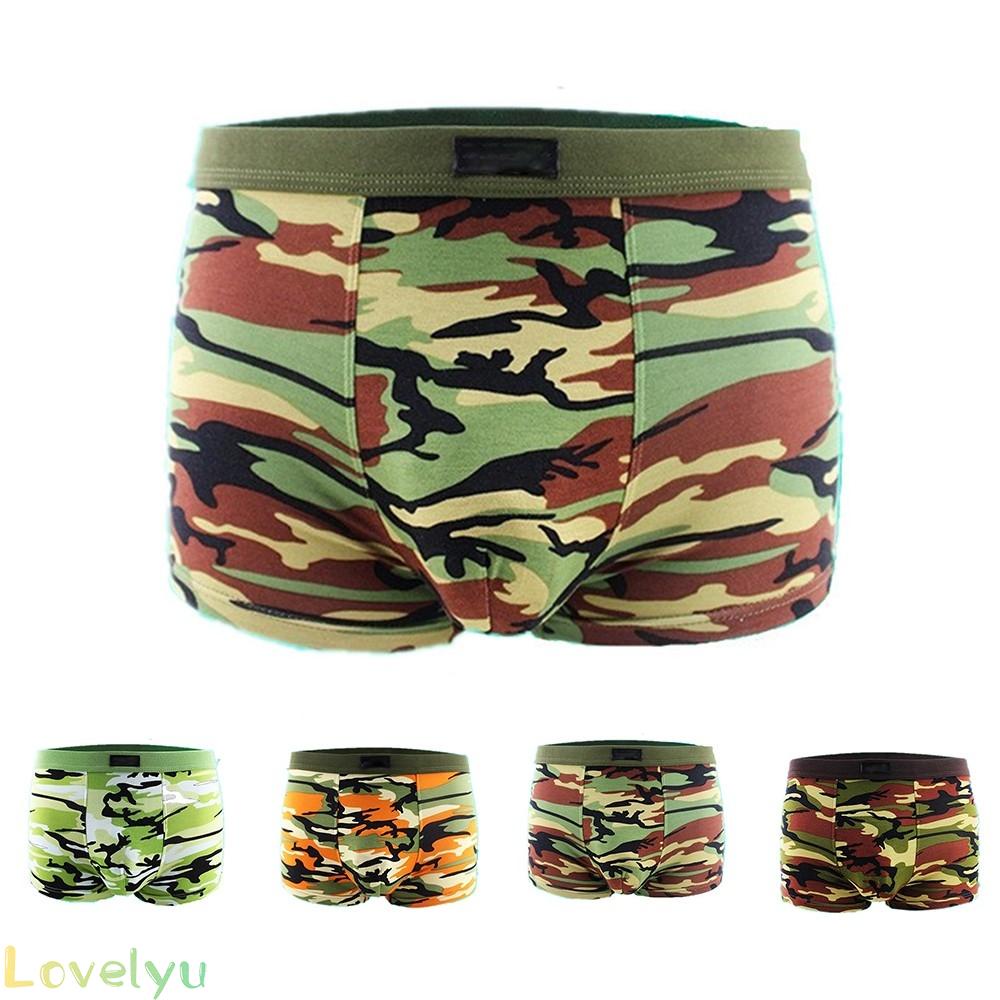 【LOVELYU】Men Striped Boxershorts Sexy Lingerie Panties Breathable Underwear Underpants wIBeJw LKWcgv【Good Quality】