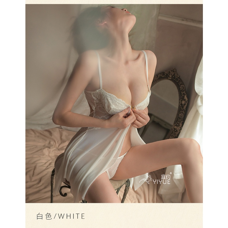 Đồ ngủ sexy cao cấp váy ngủ cosplay cài ngực đặc biệt VN43