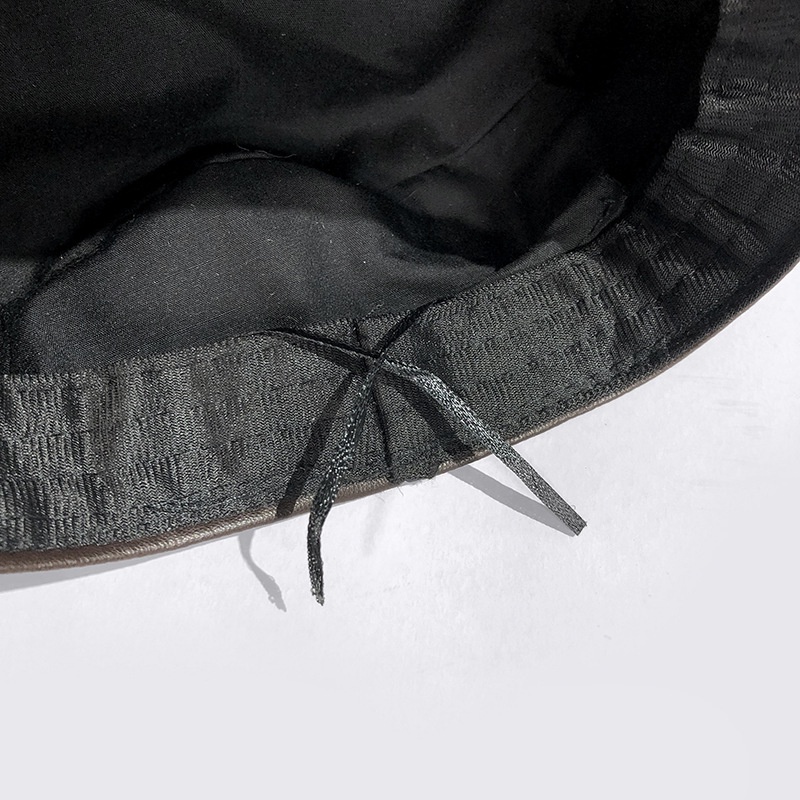 Fashionable autumn and winter style knitted berets with leather for women