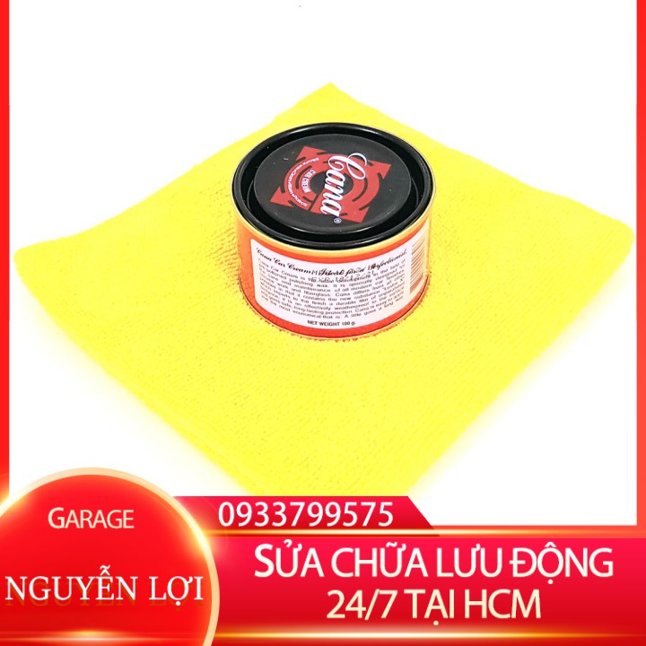 [ SỬA CHỮA LƯU ĐỘNG 24/7 HCM ] [TẶNG KHĂN] Xi Đánh Bóng Sơn Xe Cana Car Cream 100g - 220g (Tặng khăn lau) GARA NGUYỄN LỢ