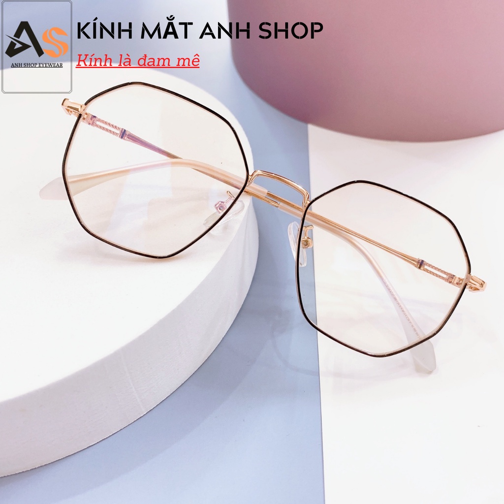 Gọng kính lục giác kim loại chất liệu kim loại 29165