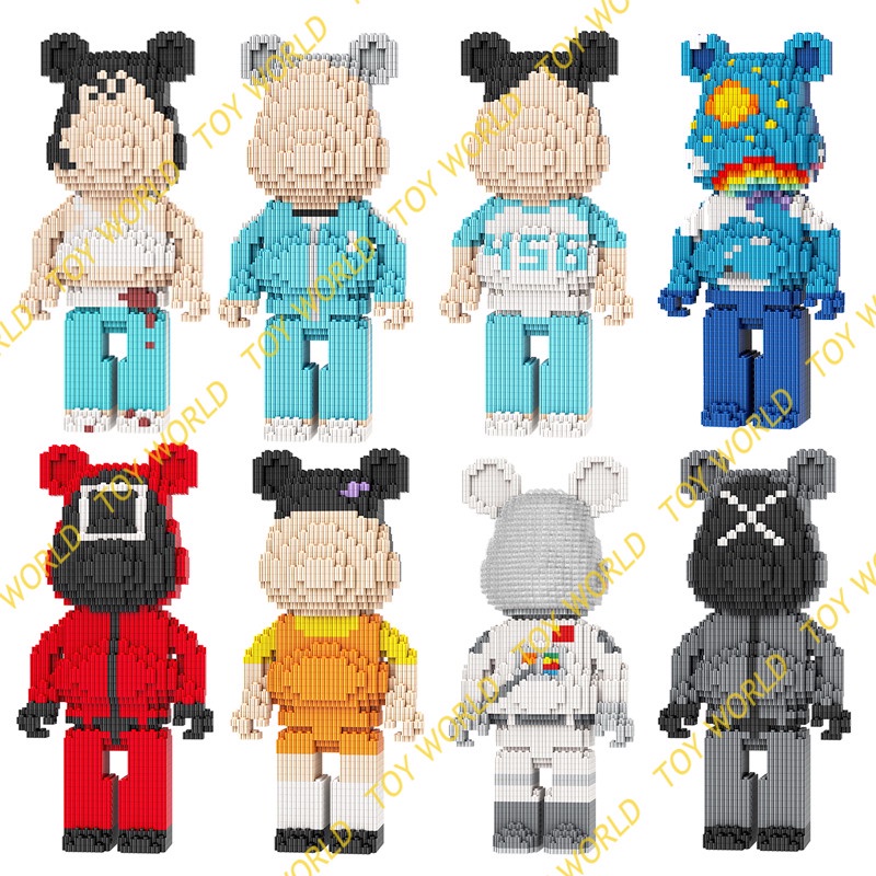 Mô Hình Đồ Chơi Lắp Ráp Gấu 3D Độc Đáo