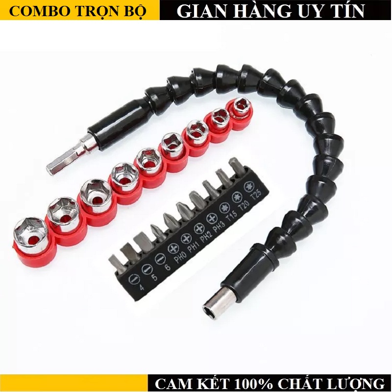 Phụ kiện vặn ốc vít máy khoan pin