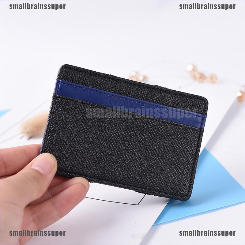 Smallbrainssuper  High Quality Wallet Money Clip Credit Card Holder ID Business Magic Wallets SBS