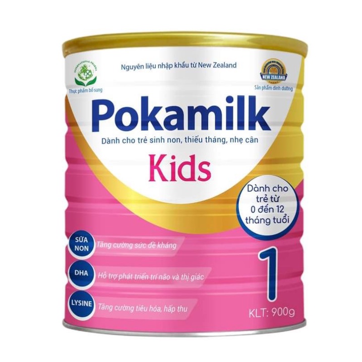 sữa pokamilk kids 1 400g, 900g