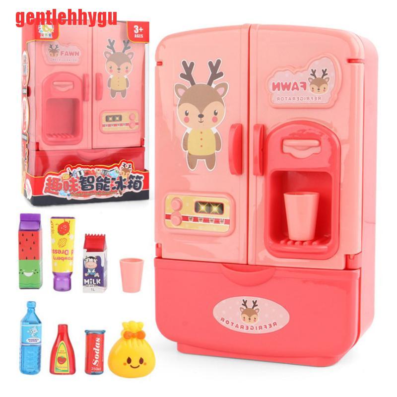 1 Bộ Tủ Lạnh Đồ Chơi Mini Cho Bé