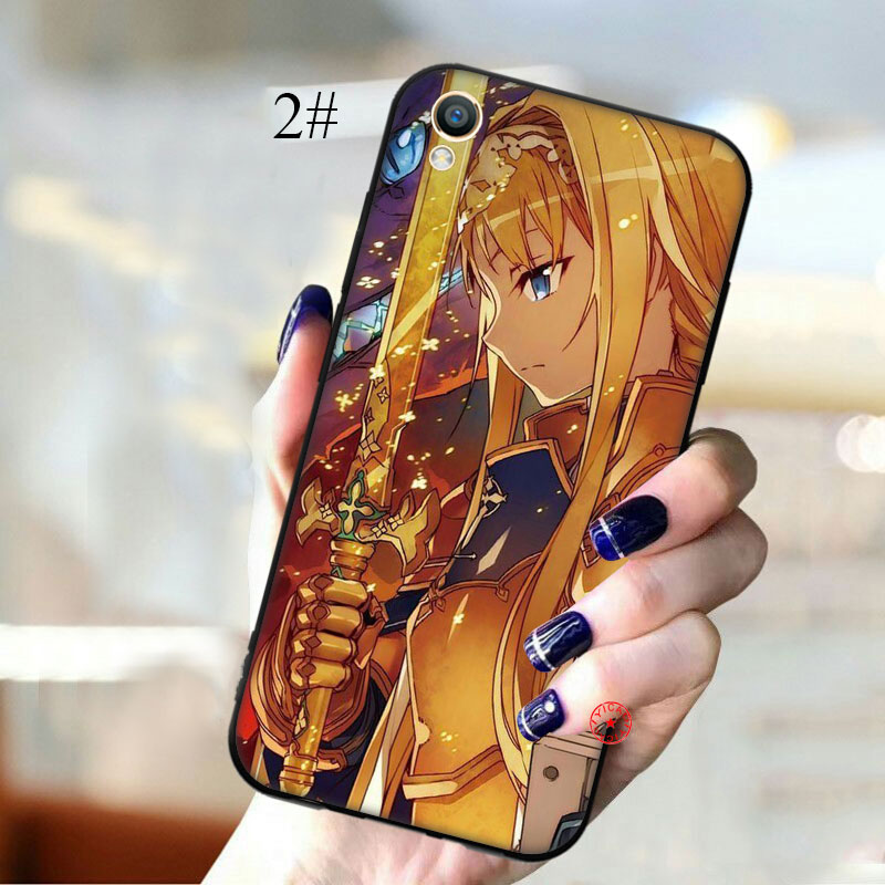 Ốp Điện Thoại Silicon Dẻo Họa Tiết Sword Art Online Kirito Cho Oppo A3S A5 A5S A7 A12 A12S A12E A37 A39 A57 A59 F1S F3 Neo 9 Df90