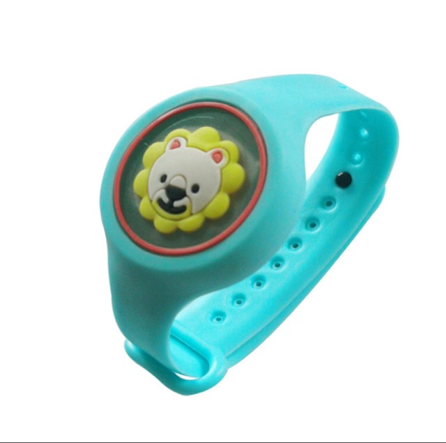 Đồ chơi đồng hồ đeo tay chống muỗi có đèn LED nháy hình thú dễ thương cho bé