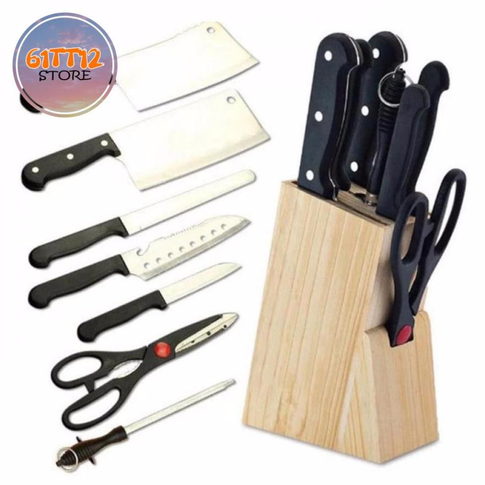 Bộ Dao Kéo 7 Món Đa Năng Hợp Kim Inox