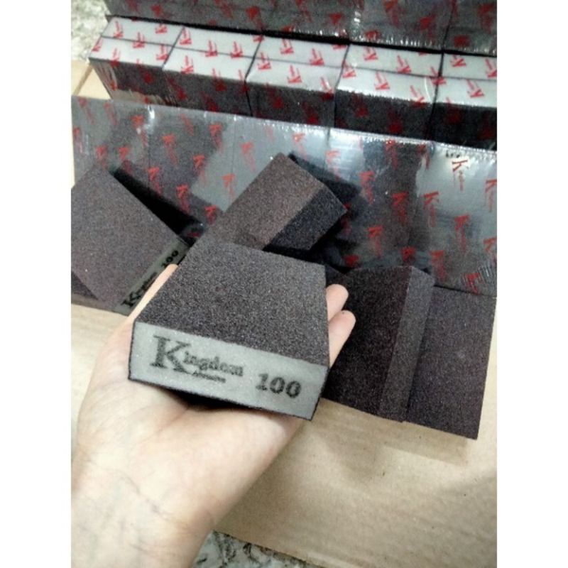 Xốp nhám chà nồi sáng bóng.