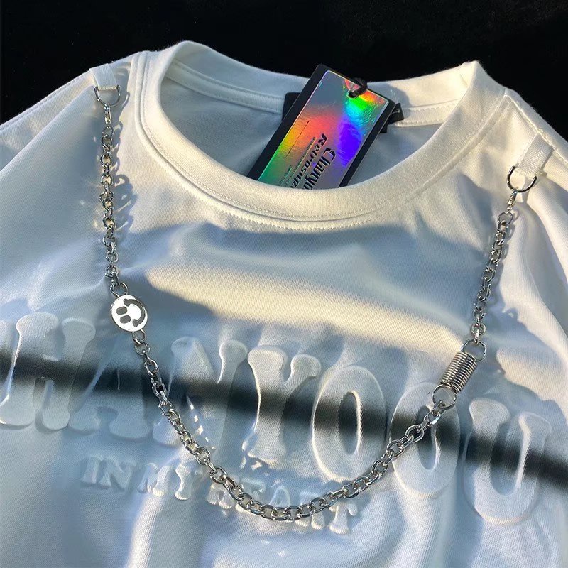 Áo Thun Thể Thao Tay Ngắn Cổ Tròn Dáng Rộng In Họa Tiết Sáng Tạo Thời Trang Mùa Hè Cho Nam Và Nữ