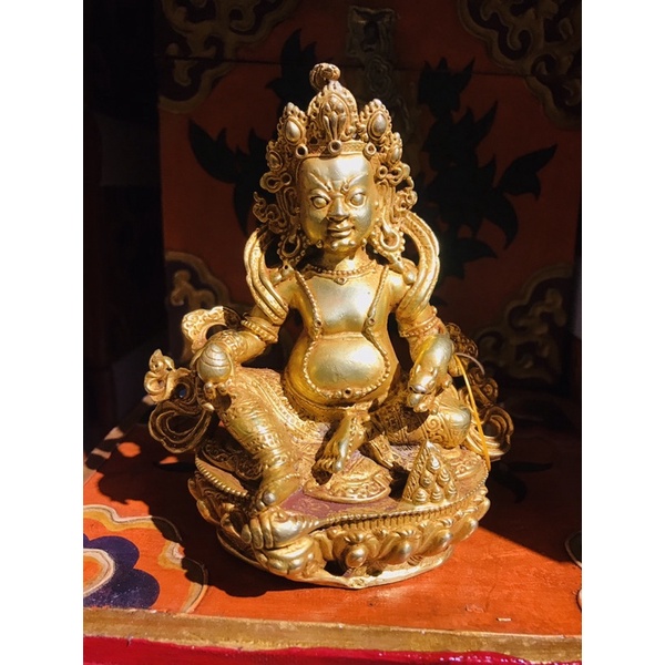 TƯỢNG HOÀNG THẦN TÀI ĐỒNG NEPAL 11cm