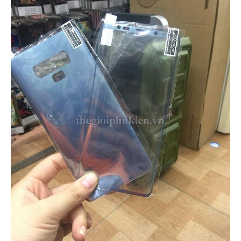 Bộ dán dẻo 3D màu 2 mặt SamSung Galaxy Note 9 chính hãng Vmax - Giá rẻ