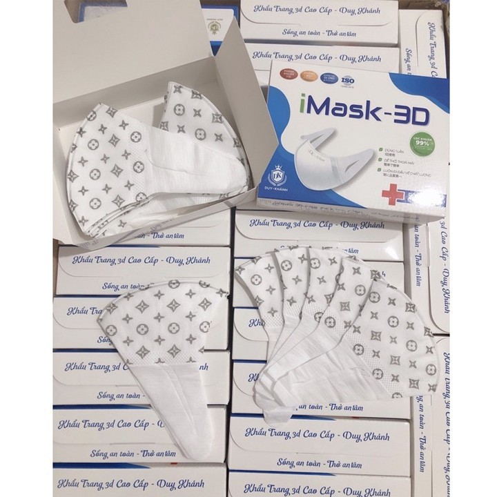 Khẩu trang 3D mask Bảo Huy công nghệ Nhật hộp 50 cái chống bụi vi khuẩn - Khẩu trang dùng một lần
