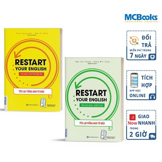 Sách - Combo Yêu Lại Tiếng Anh Từ Đầu - Dành Cho Người Học Mất Gốc - Học kèm App Online