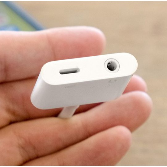 Đầu Chuyển Iphone FREESHIP Giắc Chuyển Iphone lighning 2 cổng sạc và tai nghe3.5 cho iphone #5