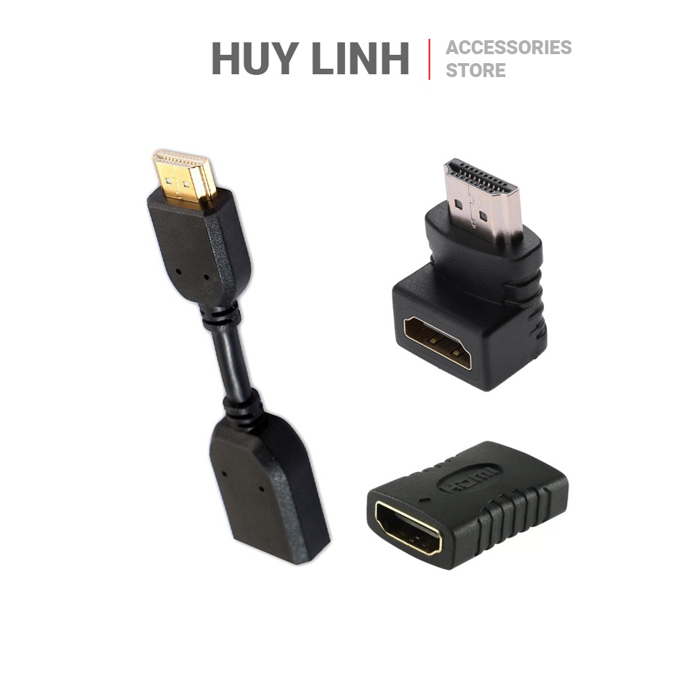Đầu nối HDMI, HDMI góc vuông 90 độ  - Cáp nối HDMI cho tivi, màn hình máy tính