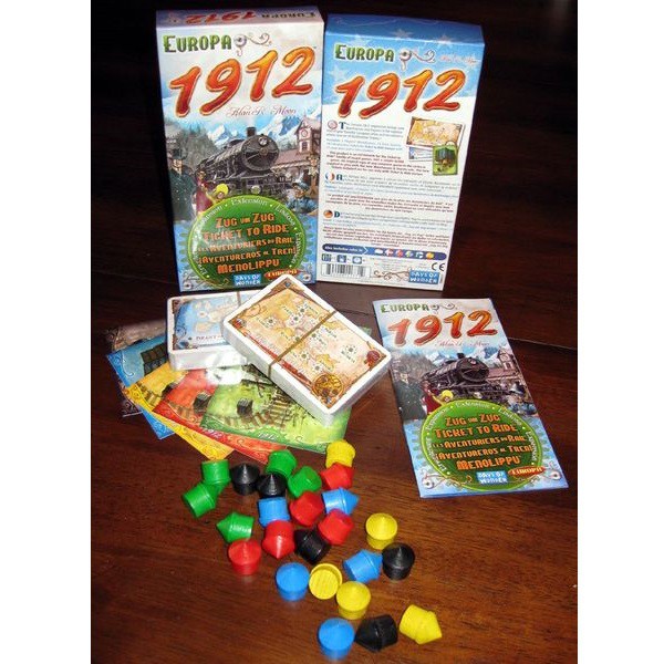 Board Game Ticket To Ride : Europa 1912 - Phiên bản mở rộng