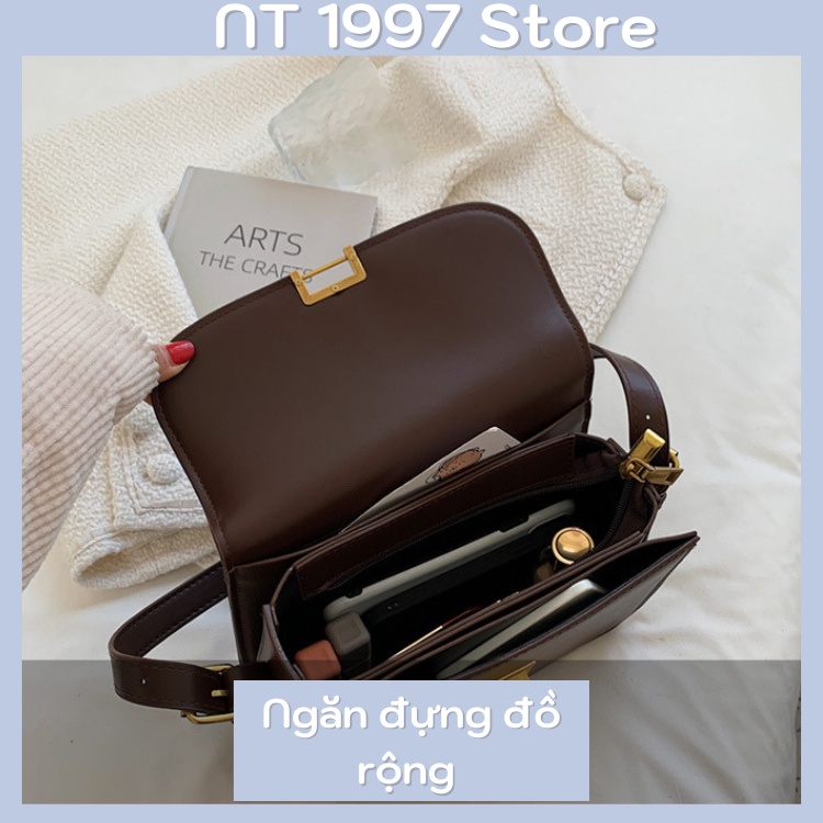Túi sách nữ da thời trang đeo chéo kẹp nách phong cách hàn quốc NT39