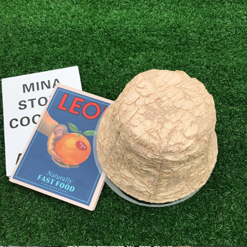 Black and white bucket hat fashion wild summer thin section casual simple and comfortable