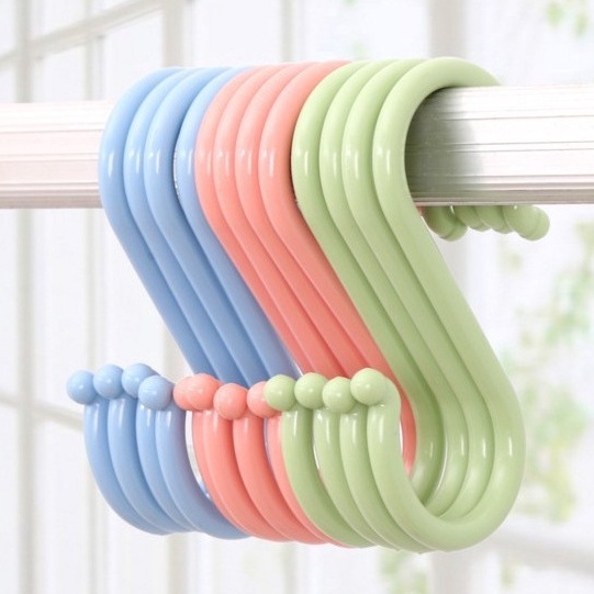 Móc Chữ S Nhựa Cao Cấp Treo Quần Áo - Treo Đồ Đạc - Treo Hàng Đa Năng 2194