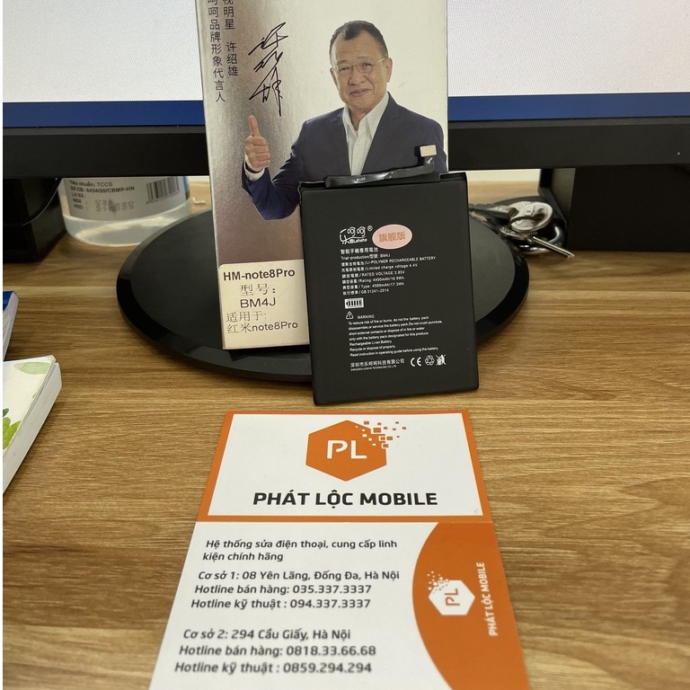 PIn Xiaomi redmi note 8 Pro Mã BM4J Lehehe Chất lượng cao
