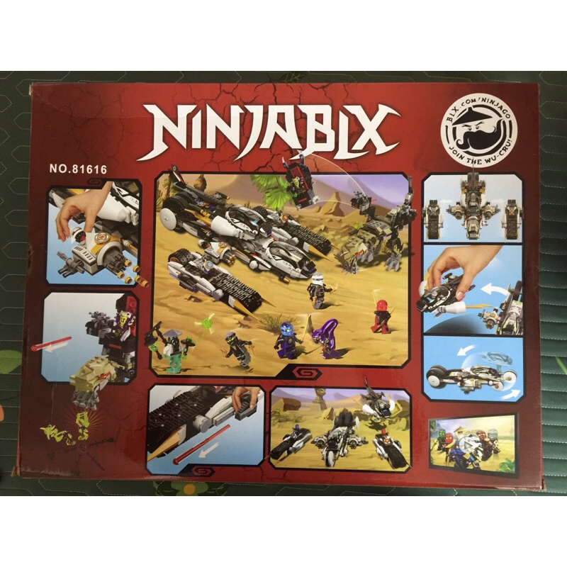 Xếp hình LEGO Ninjago 70595 Chiến Xa Tàng Hình của các Ninja BELA 10529 LEGO Ninjago Ultra Stealth Raider lắp ráp cho bé