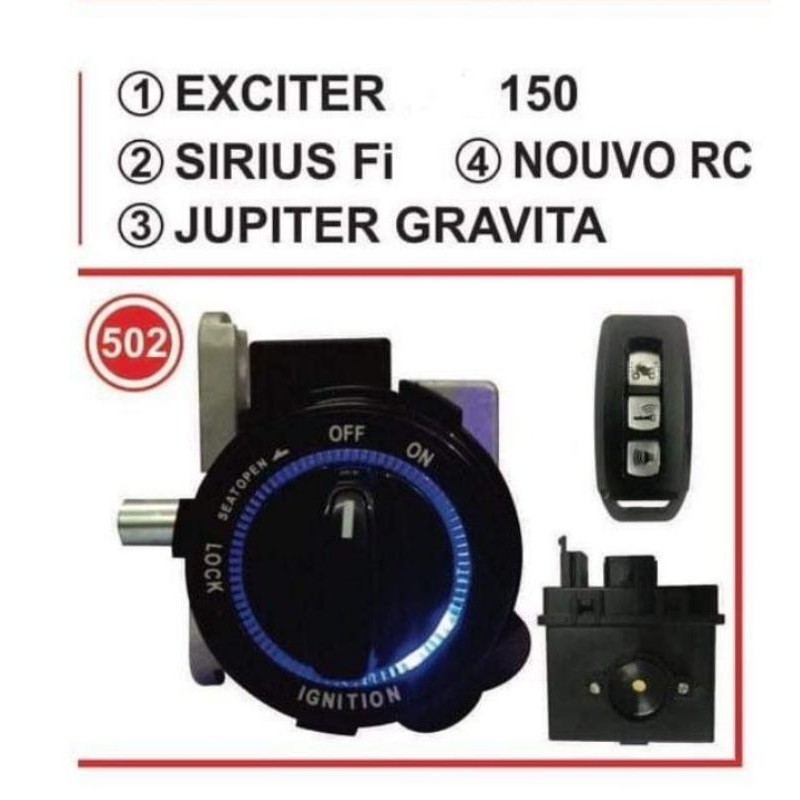 smartkey chống trộm bản 3 nút.sirius fi.exter 150...