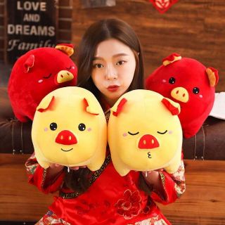 Heo May Mắn 30 cm (Đỏ)