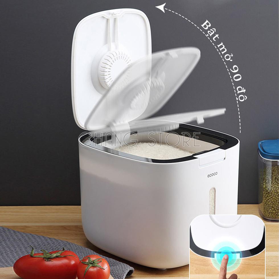 Thùng đựng gạo Ecoco cao cấp chống côn trùng, ẩm mốc cực tốt