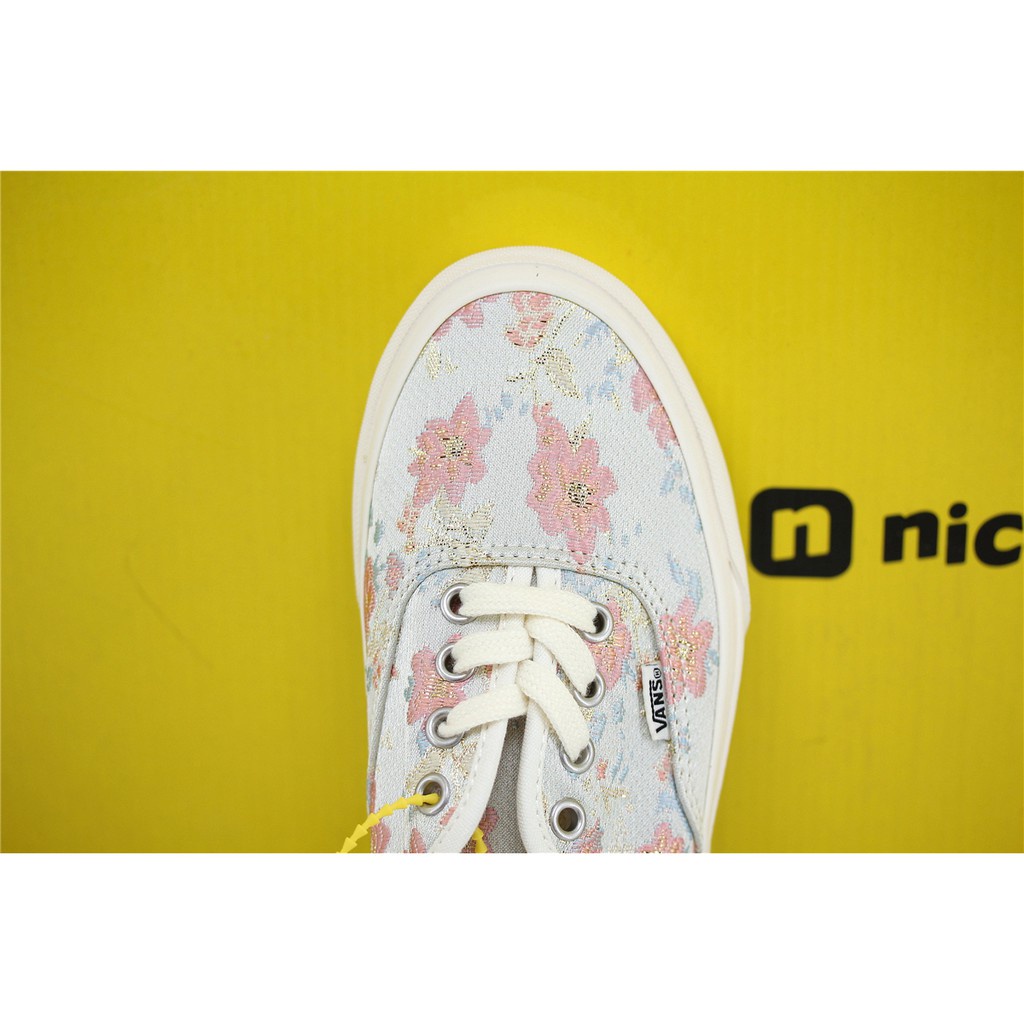 Giày Thể Thao Vans Annaheim Trắng 100% Chính Hãng In Họa Tiết Hoa Dành Cho Nam Và Nữ