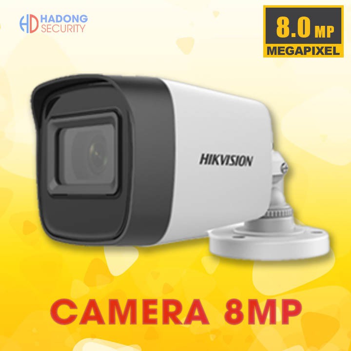 Camera ngoài trời 8MP (4k) Hikvision ds-2ce16u1t-itf 4 chế độ hồng ngoại 30m