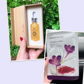 Combo trẻ hoá làn da với serum và mặt nạ trắng da hãng L&Y