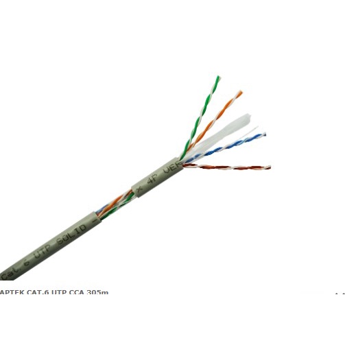 Cáp Mạng APTEK CAT.6 UTP CCA 305m