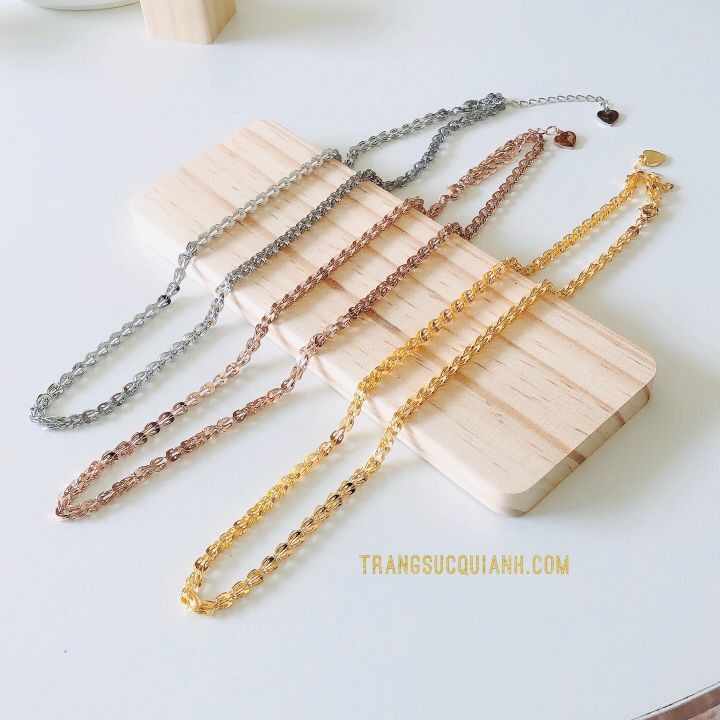 Dây chuyền titan đuôi phụng sang chảnh