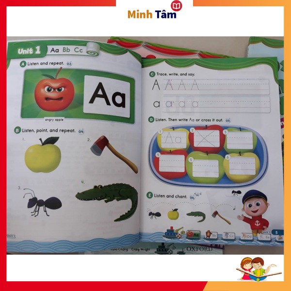 Học Liệu Oxford Phonic World từ 1-5 ( bộ gồm CB+ WB tặng kèm file nghe)