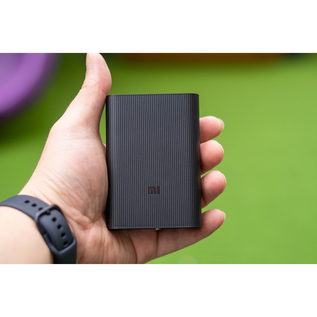 Pin dự phòng 10000mAh Mi Power Bank 3 Ultra Compact (Đen) BHR4412GL