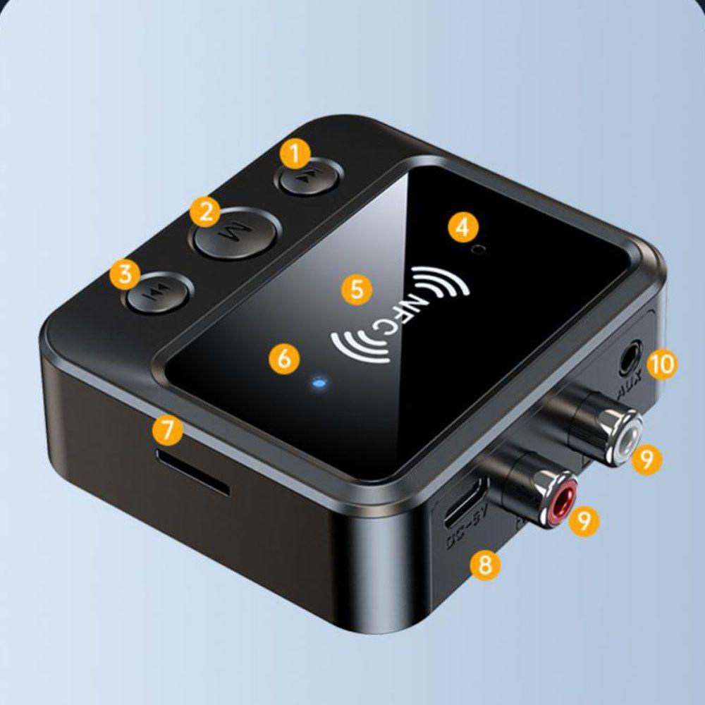 Thiết Bị NhậN TruyềN Bluetooth 5.1 NFC AUGUSTINE KèM Phụ KiệN Chuyên DụNg