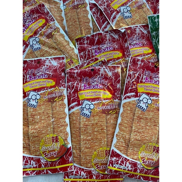 13 gói mực Bento Thái