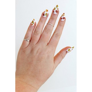 Sticker nails - hình dán móng 3D lá phong