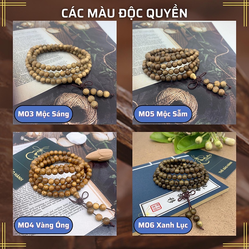Vòng Tay Trầm Hương 108 Hạt 216 Hạt 4mm 6mm 8mm Nam Nữ Mix Nhiều Charm Đa Dạng MỘC KỲ PHONG Bảo Hành Trọn Đời