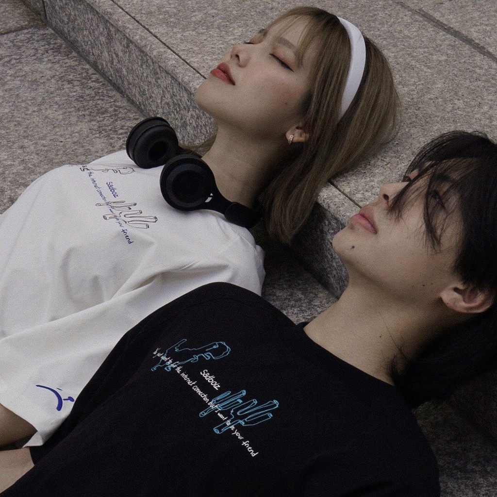 Áo thun tay lỡ SADBOIZ SADDINO tee Season I, Áo thun unisex nam nữ form rộng oversize chất liệu Cotton Thái